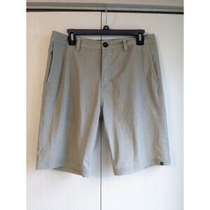 Quiksilver Dry Flight Men's Gray Board Short Casual Polyester Shorts Size 32